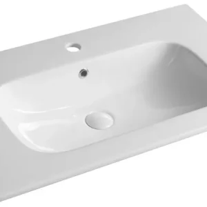 Bezpečná Platba SAPHO PIEDRA keramické umyvadlo nábytkové 81x46,5cm, bílá