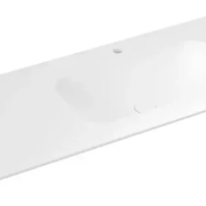 Značkový SAPHO ARUBA umyvadlo, Rockstone, 150x51,5cm, pravé, bílá mat