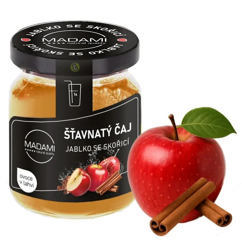 Top Prodej MADAMI s.r.o. Šťavnatý čaj Madami Jablko se skořicí 55g