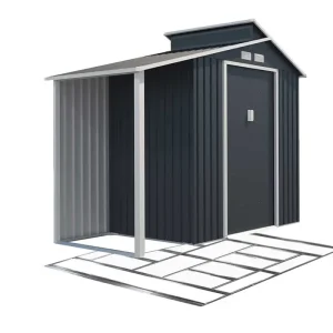 Zahradní domek HERA Z-A 3,78 m2 antracit + podlahová konstrukce HERA Z-A IWH-10230008 Expresní Doručení