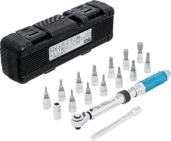 BGS Sada momentových klíčů,6,3 mm (1/4"),3 - 24 Nm,16dílná Vrácení Zdarma