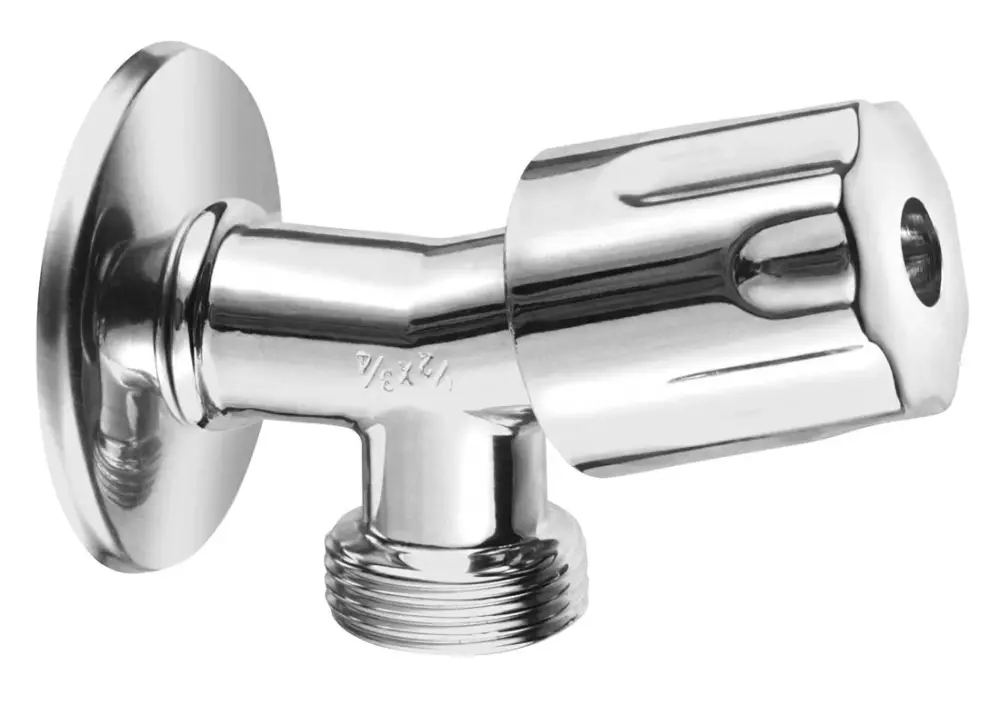 BRUCKNER Pračkový ventil se zpětným ventilem, 1/2"x3/4", chrom Výprodej