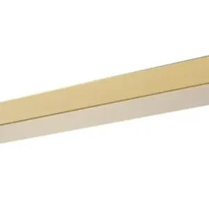 Výprodej SAPHO Sprchové ramínko hranaté nízké, 380mm, zlato mat