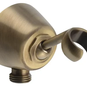 Nízká Cena SAPHO Držák sprchy kulatý, otočný, s vyústěním, bronz