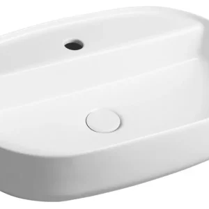 Výhodná Nabídka ISVEA INFINITY OVAL keramické umyvadlo na desku, 60x40cm, bílá mat