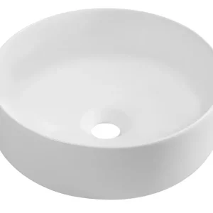 Bezpečná Platba ISVEA INFINITY ROUND keramické umyvadlo na desku, průměr 36cm, bílá mat