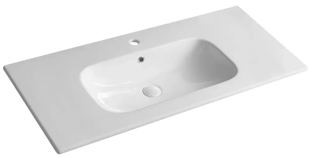 Oblíbený SAPHO PIEDRA keramické umyvadlo nábytkové 101x46,5cm, bílá