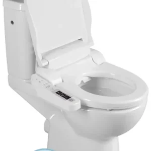 Tovární Cena SAPHO HANDICAP WC kombi zvýšený sedák s elektronickým bidetem BLOOMING EKO PLUS, Rimless, zadní odpad, bílá