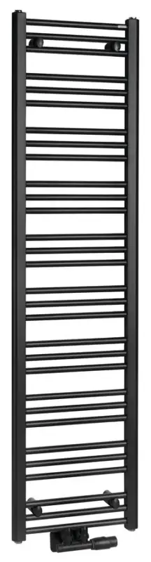 BRUCKNER ALBRECHT otopné těleso 400x1570 mm, středové připojení, černá mat Originální