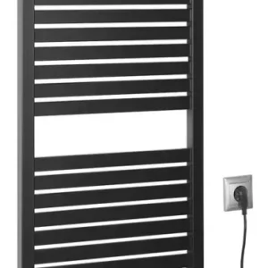 AQUALINE TONDI-E elektrické otopné těleso rovné 450x970 mm, 300 W, černá mat Časově Omezené