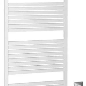 Oblíbený AQUALINE TONDI-E elektrické otopné těleso rovné 600x1690 mm, 800 W, bílá