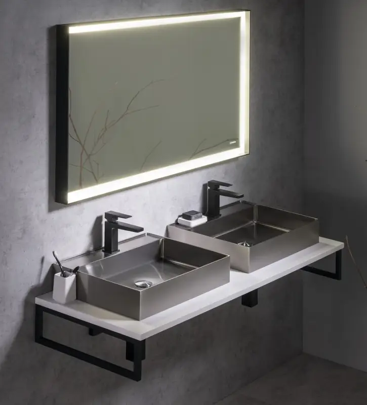 Super Cena SAPHO PLATO deska Rockstone 2100x24x500mm, bílá mat