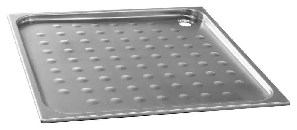 NOFER Nerezová sprchová vanička, čtverec 90x90cm, mat Super Cena