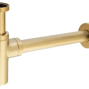 Nová Kolekce SAPHO Umyvadlový sifon 5/4", odpad 32mm, kulatý, zlato mat