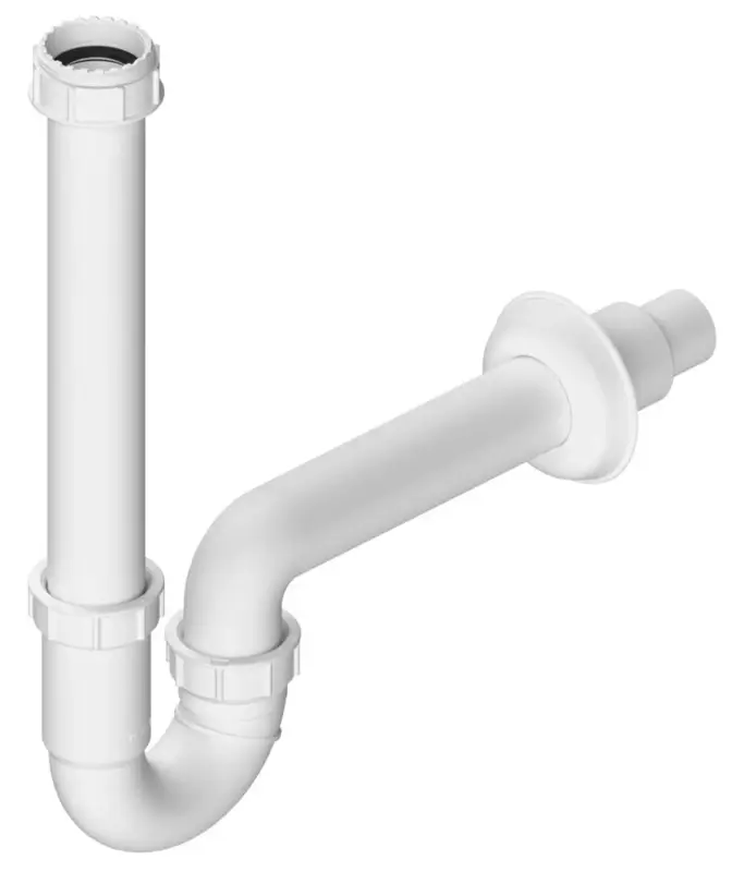 BRUCKNER Umyvadlový U sifon 5/4", DN40/32, bílá Časově Omezené
