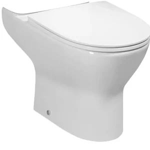 BRUCKNER DARIO WC kombi mísa, Rimless, 62,5x36cm, spodní/zadní odpad, bílá Finální Výprodej