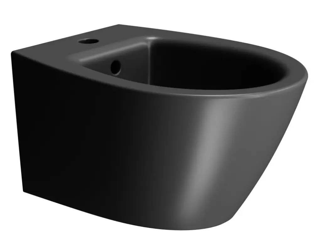 GSI MODO bidet závěsný, 37x52cm, černá mat Zlevněný