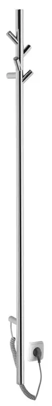 Cenový Hit SAPHO PASADOR elektrický sušák ručníků, kulatý, 150x1500 mm, 30 W, nerez lesk