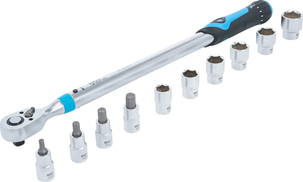Horká Nabídka BGS Sada momentových klíčů,12,5 mm (1/2"),40 - 200 Nm,11dílná - BGS 2865