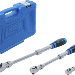 Nejprodávanější BGS Sada přepínacích ráčen | teleskopická, úhlová | 6,3 mm (1/4") - 10 mm (3/8") - 12,5 mm (1/