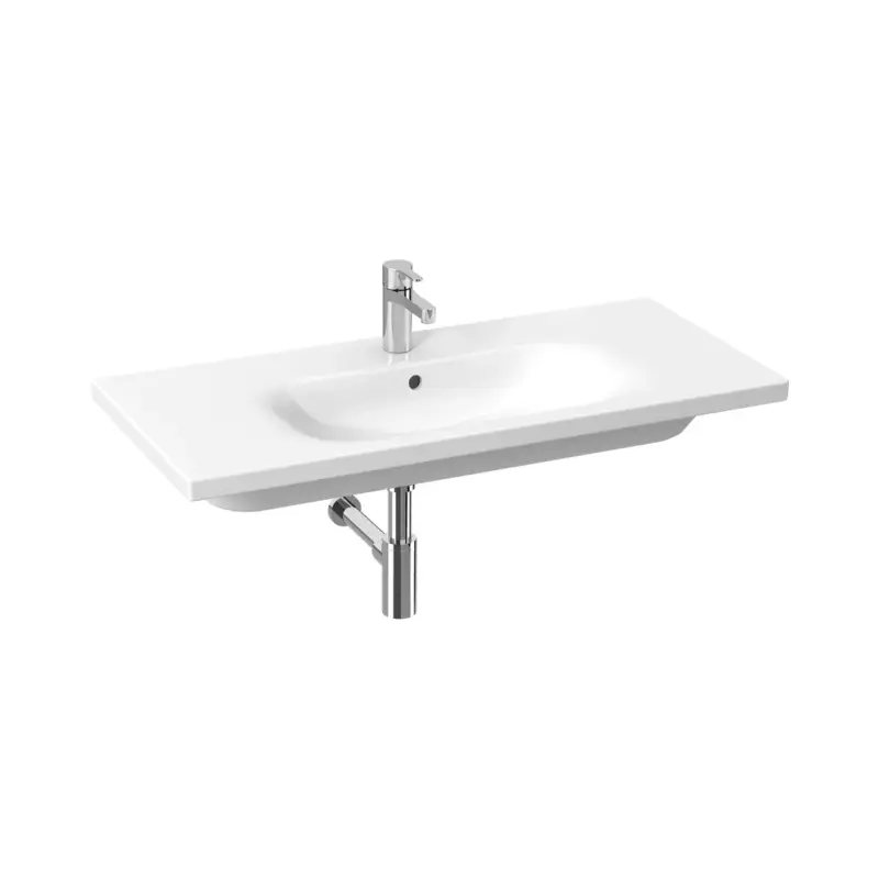 JIKA MIO N Umyvadlo s otvorem pro baterii, 1000x450x150mm, Bílá Novinka