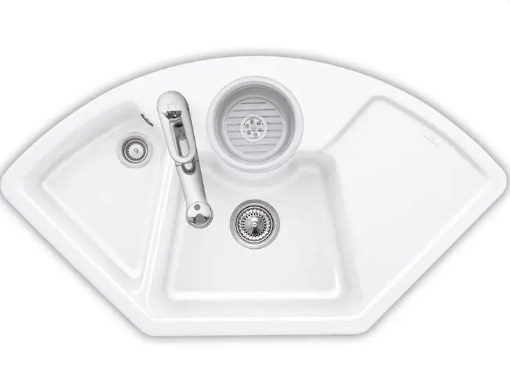 Villeroy & Boch Solo Corner 1075.20R Bílá keramika Speciální Cena