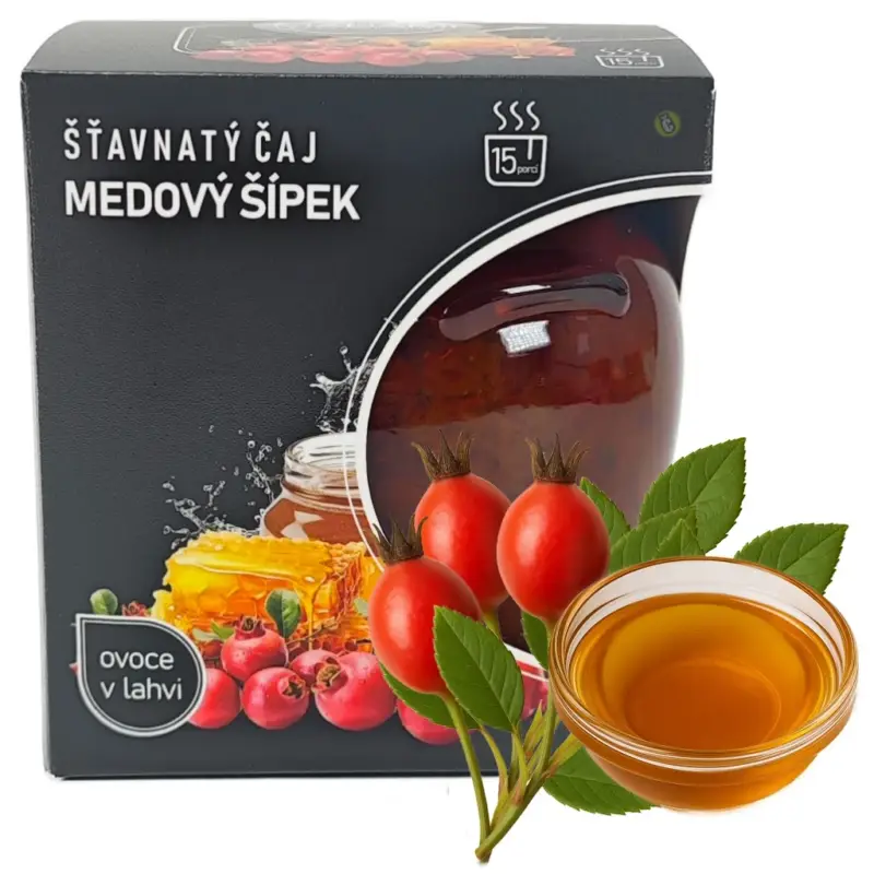 MADAMI s.r.o. Šťavnatý čaj Medový šípek 500g Zlevněný