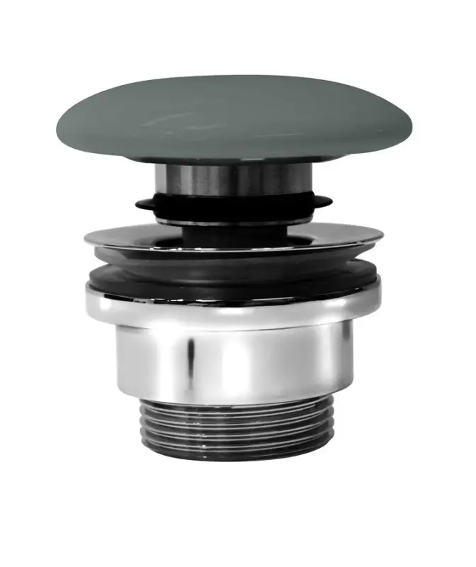 GSI GSI umyvadlová výpust 5/4“, click-clack, keramická zátka, 5-65mm, agave mat Cenová Bomba