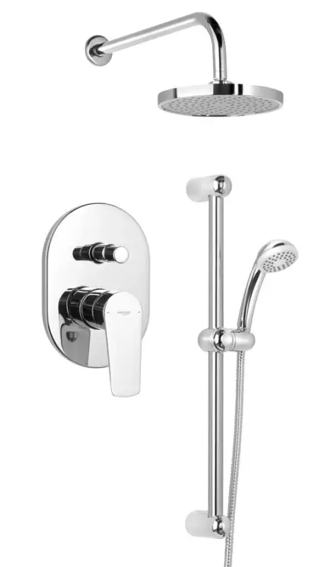 Přímo Od Výrobce AQUALINE LOTTA podomítkový sprchový set s pákovou baterií, 2 výstupy, chrom