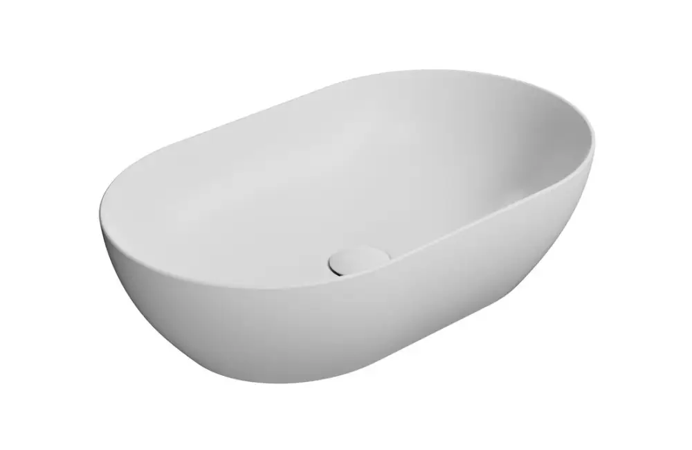 GSI PURA keramické umyvadlo na desku 60x37cm, bílá mat Tovární Cena