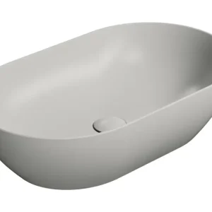 Expresní Doručení GSI PURA keramické umyvadlo na desku 60x37cm, cenere mat