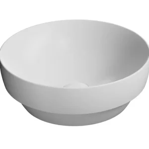 Výprodej GSI PURA keramické umyvadlo na desku, průměr 40cm, bílá mat