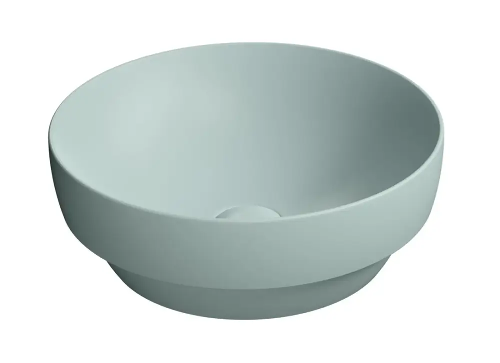 GSI PURA keramické umyvadlo na desku, průměr 40cm, ghiaccio mat Speciální Cena