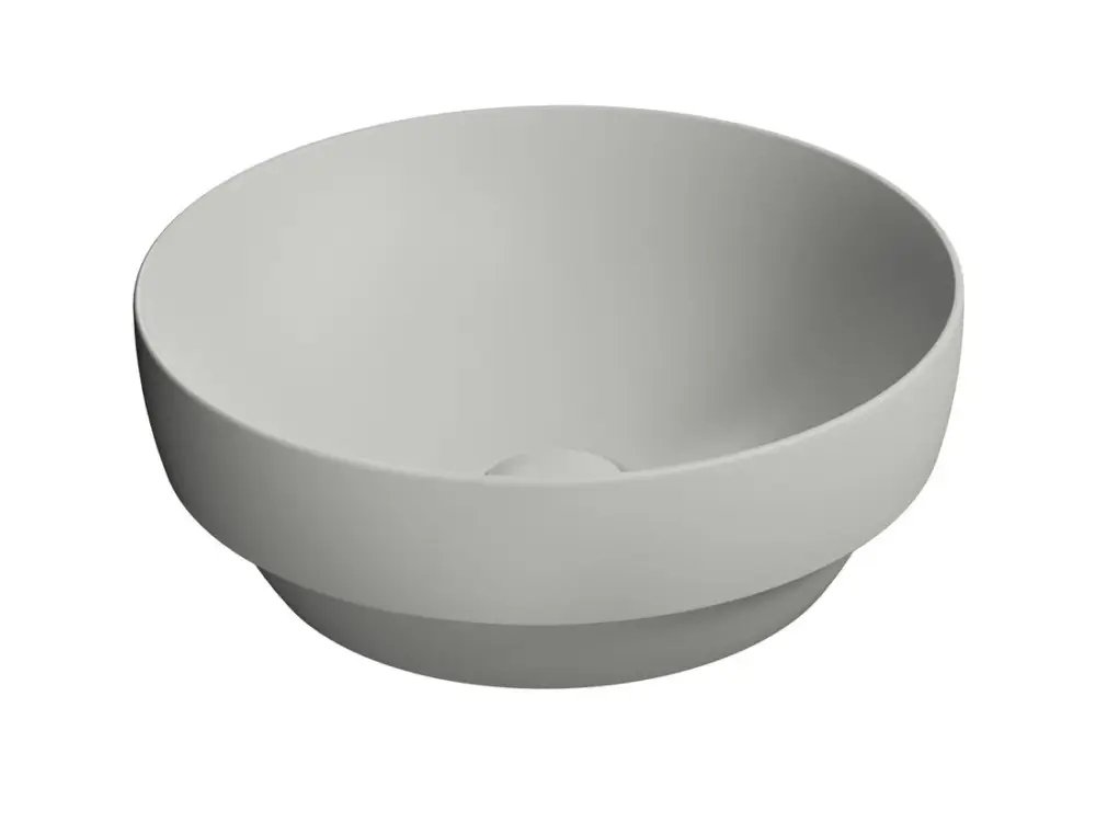 GSI PURA keramické umyvadlo na desku, průměr 40cm, cenere mat Originální