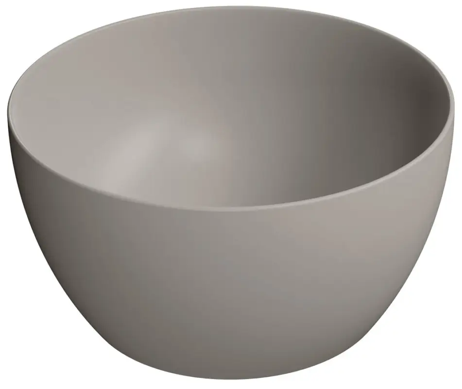 GSI PURA keramické umyvadlo na desku vysoké, průměr 42cm, tortora mat Akční Cena