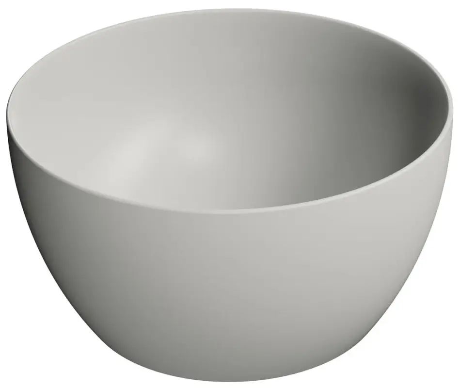 GSI PURA keramické umyvadlo na desku vysoké, průměr 42cm, cenere mat Nejlepší Cena
