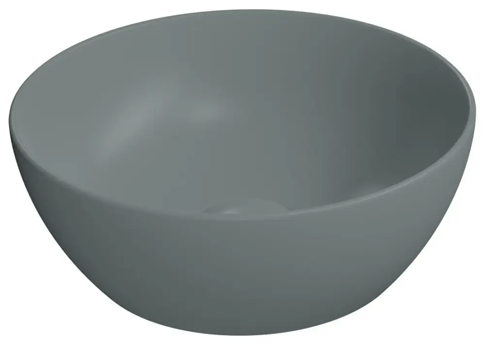 Speciální Cena GSI PURA keramické umývátko na desku, průměr 32cm, agave mat