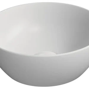 Omezená Nabídka GSI PURA keramické umývátko na desku, průměr 32cm, bílá mat