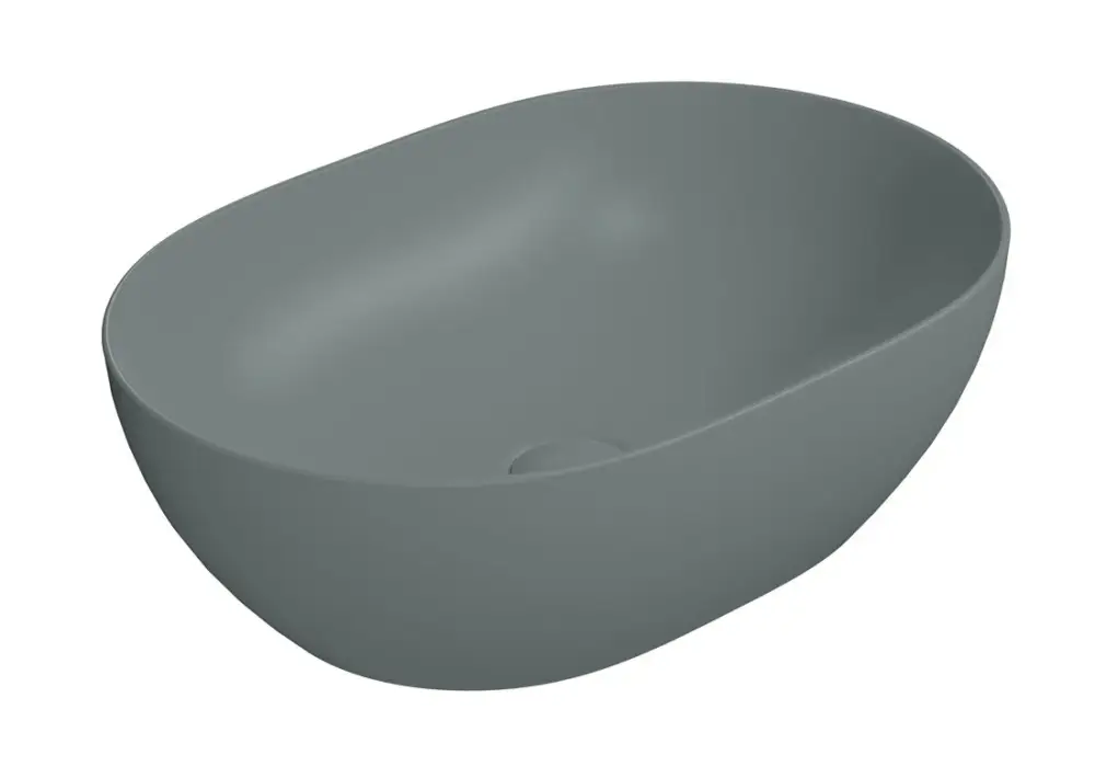 GSI PURA keramické umyvadlo na desku, 50x35cm, agave mat Nakupujte Hned