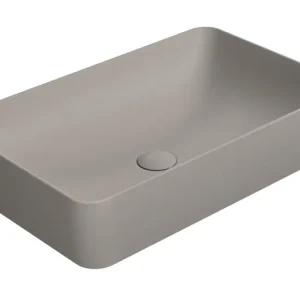 GSI NUBES keramické umyvadlo na desku 60x38cm, tortora mat Sleva