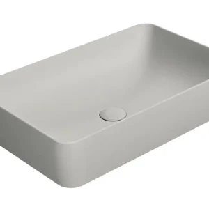 GSI NUBES keramické umyvadlo na desku 60x38cm, cenere mat Aktuální
