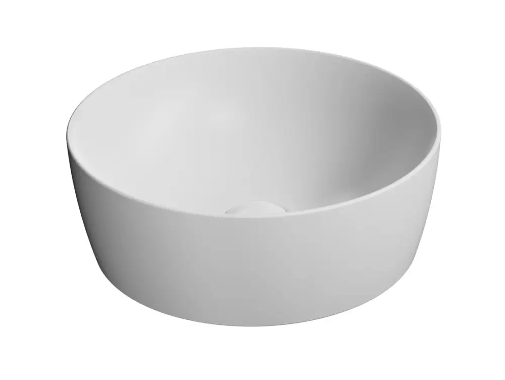 GSI NUBES keramické umyvadlo na desku průměr 40cm, bílá mat Super Cena
