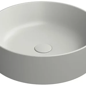 GSI KUBE X keramické umyvadlo na desku, průměr 45cm, cenere mat Akce