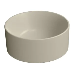 Novinka GSI KUBE X keramické umývátko na desku, průměr 32cm, creta mat