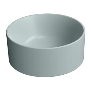 GSI KUBE X keramické umývátko na desku, průměr 32cm, ghiaccio mat Vrácení Zdarma