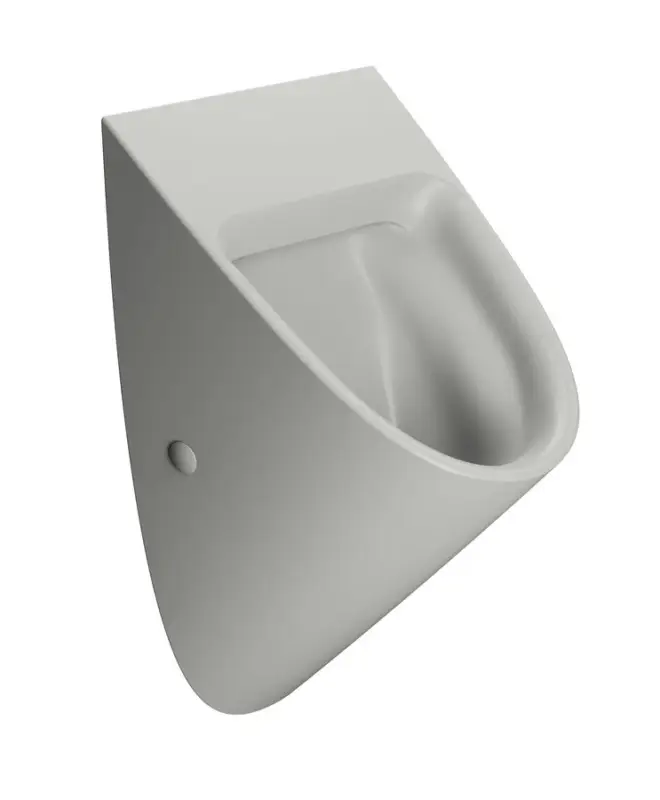 Ihned K Objednání GSI COMMUNITY urinál se zakrytým přívodem vody, Rimless, 31x54,5cm, cenere mat