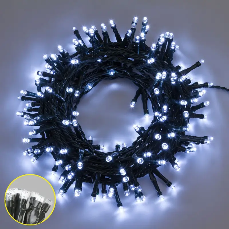 Platinium Světelný LED řetěz 200 diod, 15 m, XMLT-200A10-SB Expresní Doručení