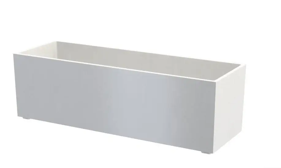 Granisil granitový květináč KUBI 90 cm Bílý Nejprodávanější
