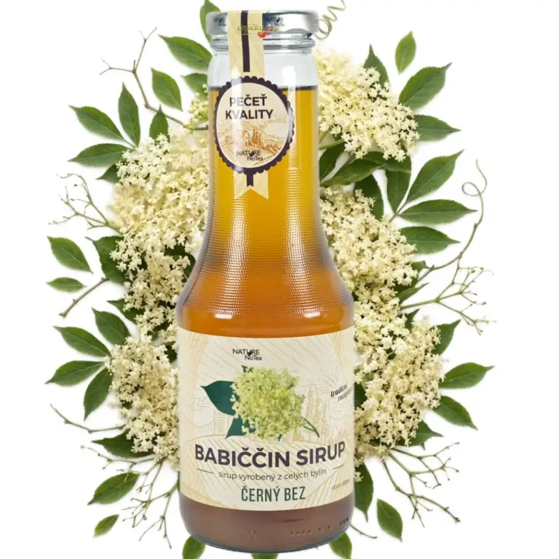 Nature NoTea s.r.o. Babiččin bylinný sirup - Černý bez 0.5l Cenový Hit
