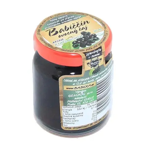 Tea Trade s.r.o. Babiččin ovocný čaj - Arónie s kardamomem 60ml Ověřený